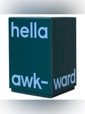 Hella Awkward Game: Card Deck for Social Skills, Party Fun, 2-6 Players